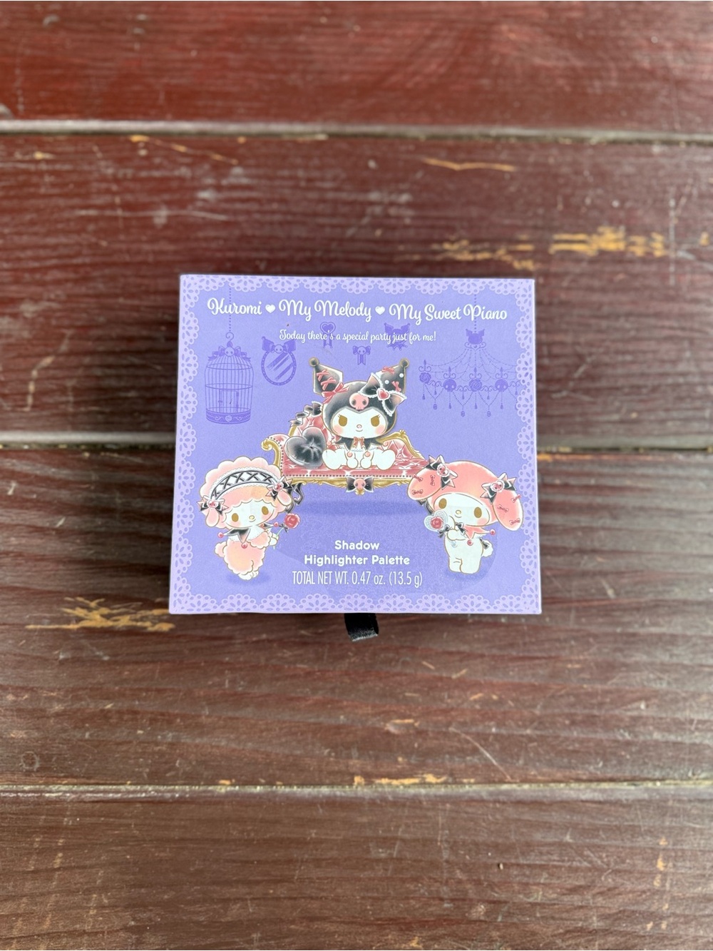 Sanrio Kuromi My Melody My Sweet Piano Shadow Highlighter Palette